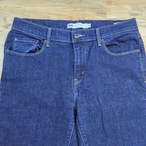 💛Levi's 515 Dark Blue Wash Bootcut Jeans Size 10/30 - Picture 5 of 10